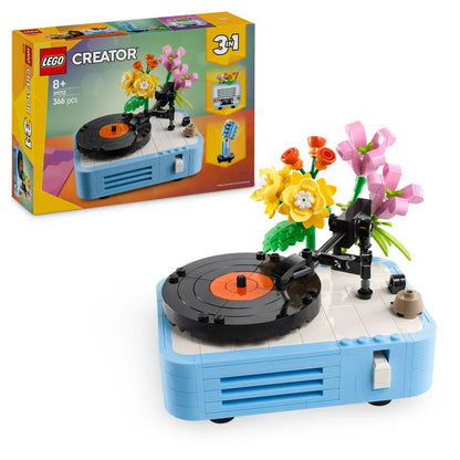 LEGO Platenspeler met bloemen 31172 Creator