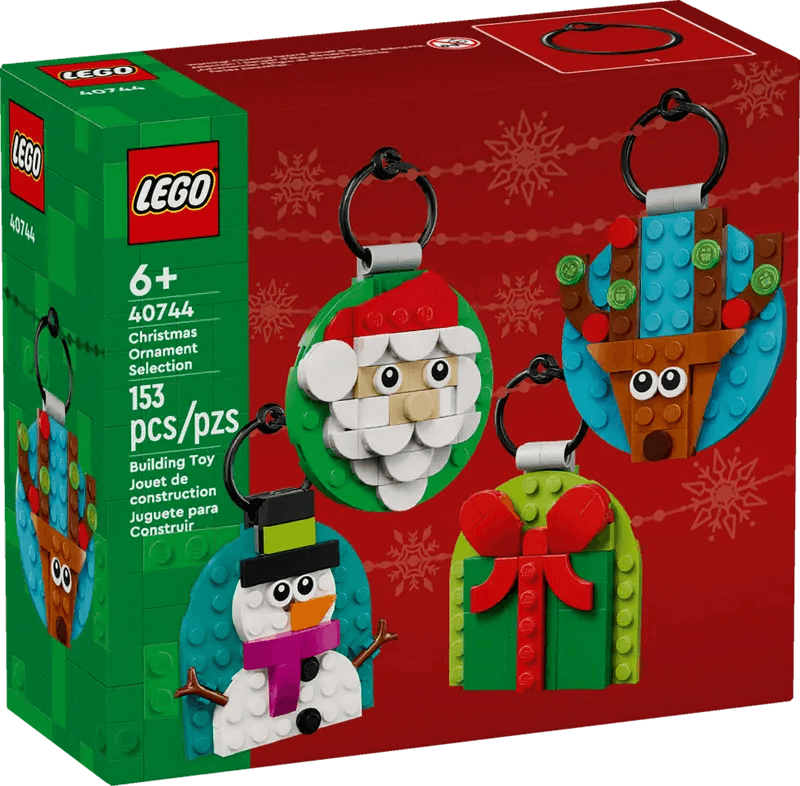 LEGO 40744 Schattige kerstversieringen: Breng de feestvreugde naar je kerstboom!