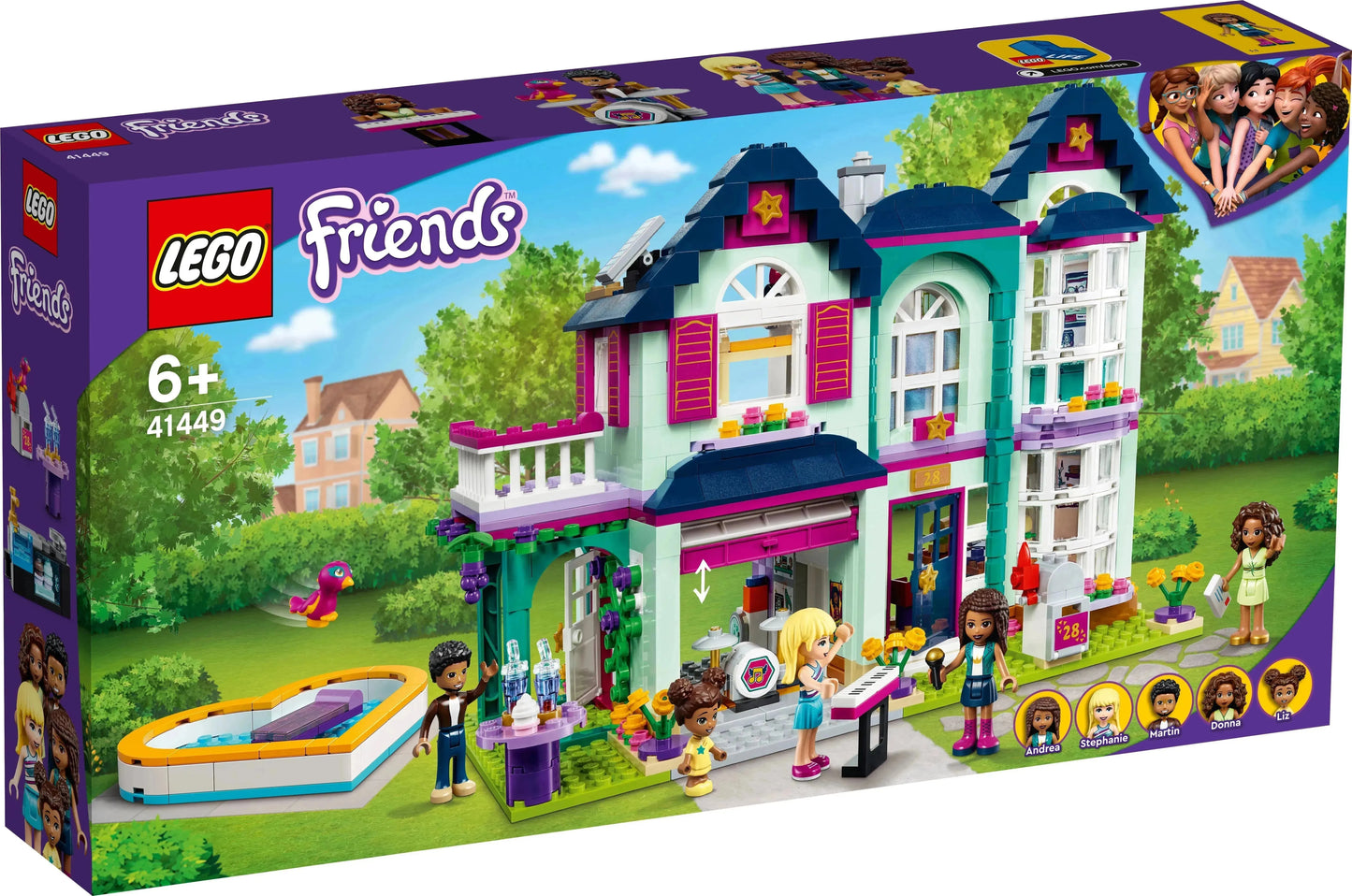 LEGO Andrea's Familie huis 41449 Friends