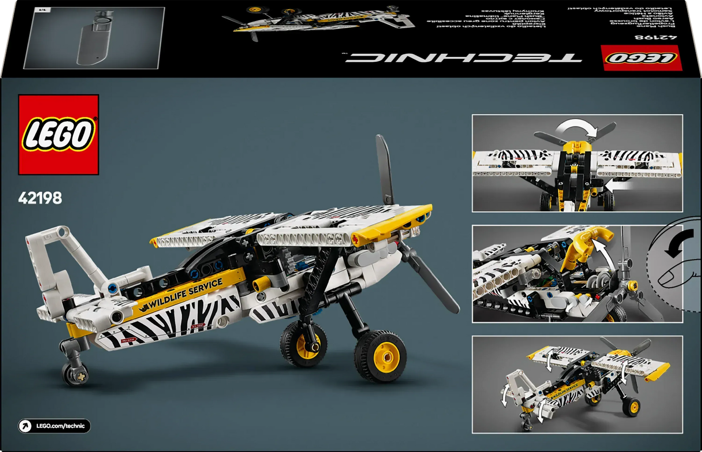 LEGO Oerwoud Vliegtuig 42198 Technic