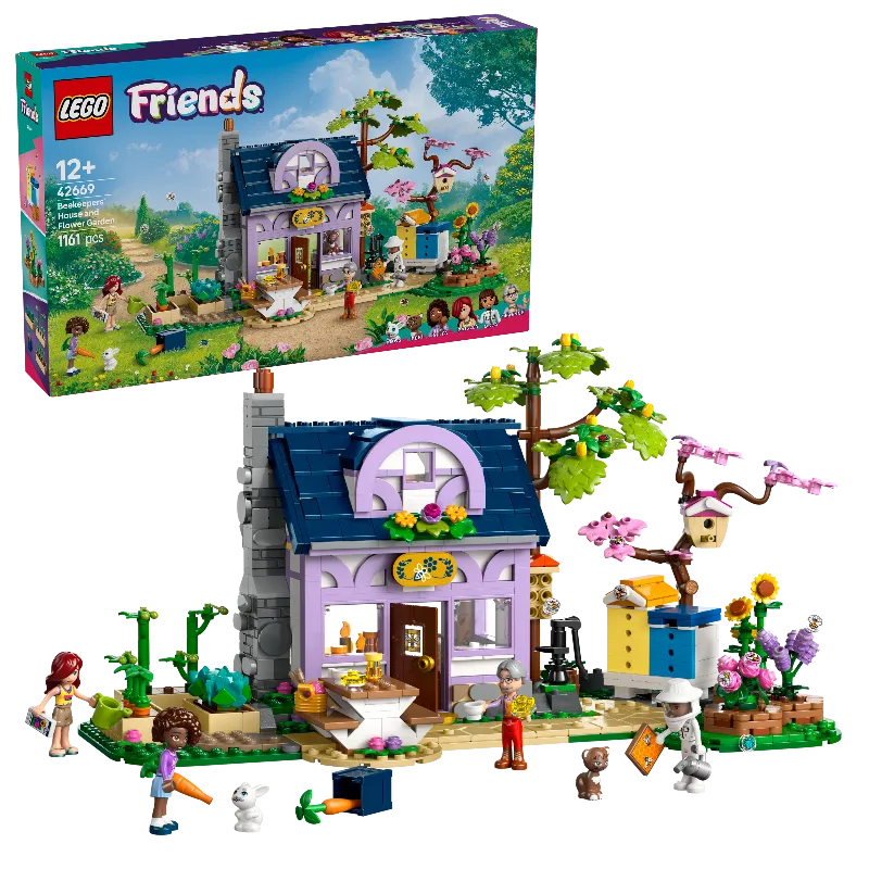 LEGO Beekeeping House and Flowers 42669 Friends (Pre-Order: January 2025)