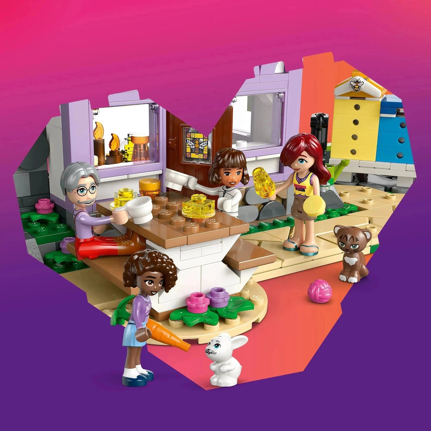 LEGO Imkerhuis en bloemen 42669 Friends