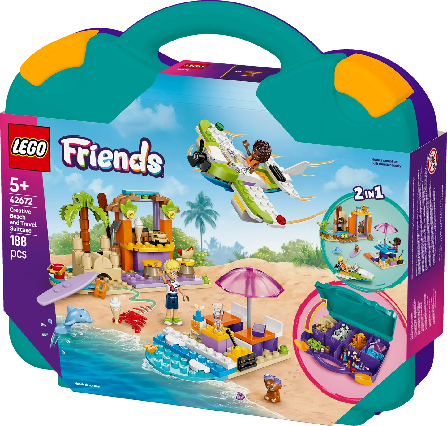 LEGO Creatieve strand en reiskoffer 42672 Friends