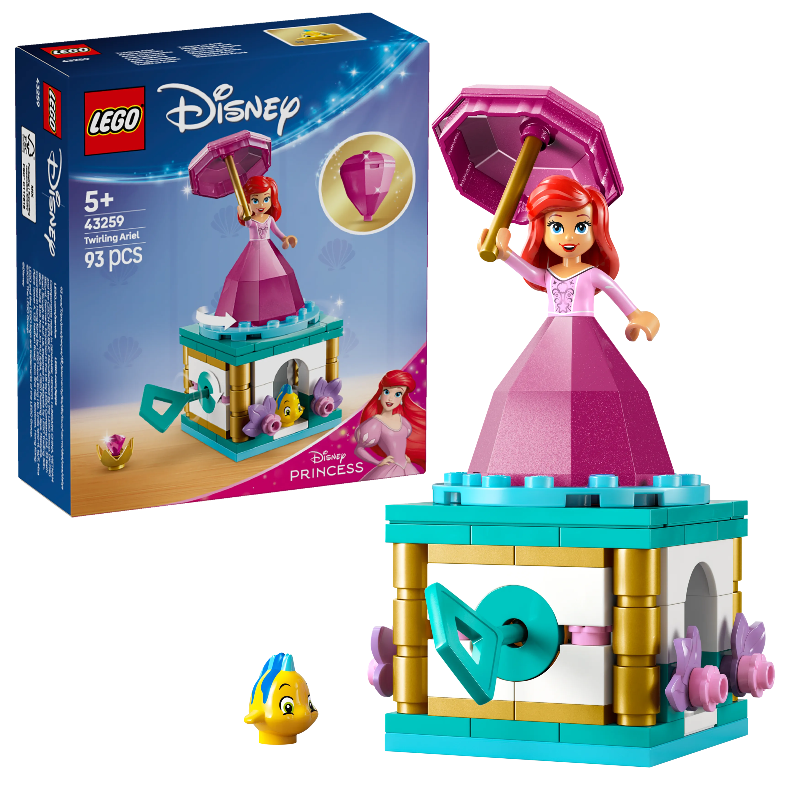 LEGO Draaiende Ariel 43259 Disney (Pre-Order: januari 2025)