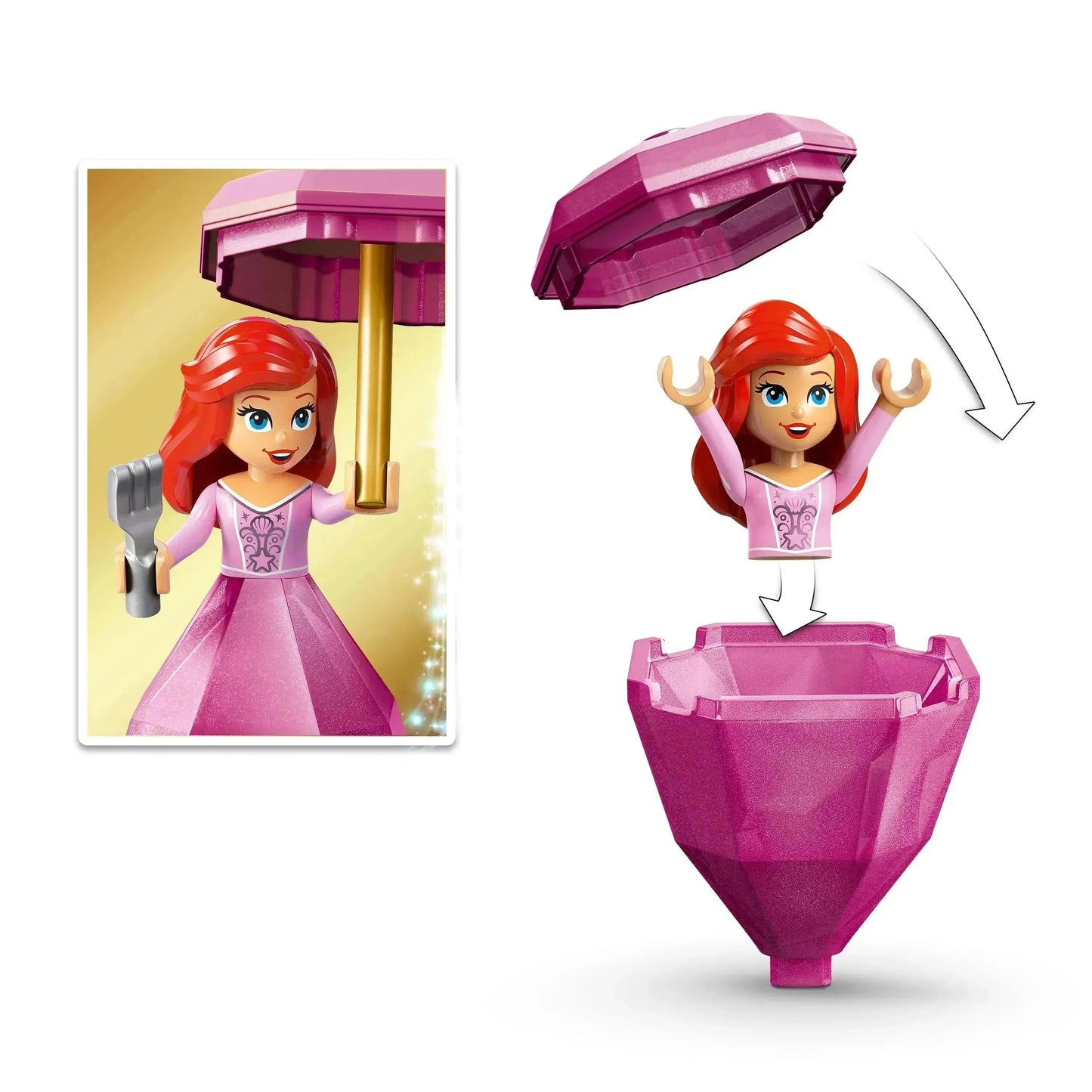 LEGO Draaiende Ariel 43259 Disney