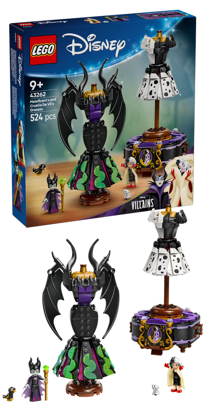 LEGO De jurken van Maleficent en Cruella De Ville 43262 Disney