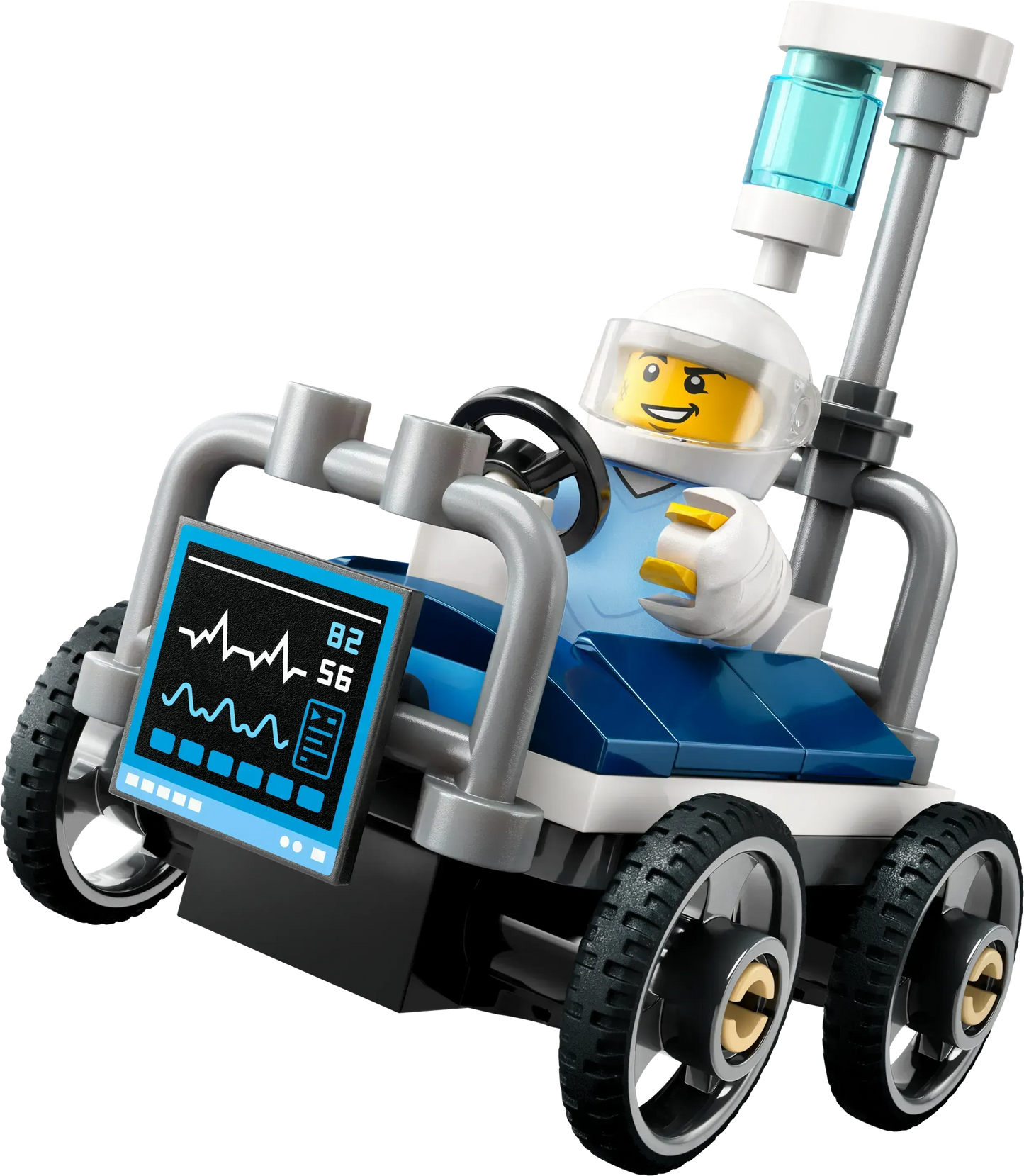 LEGO Raceauto pakket: vliegtuig vs ziekenhuisbed 60459 City