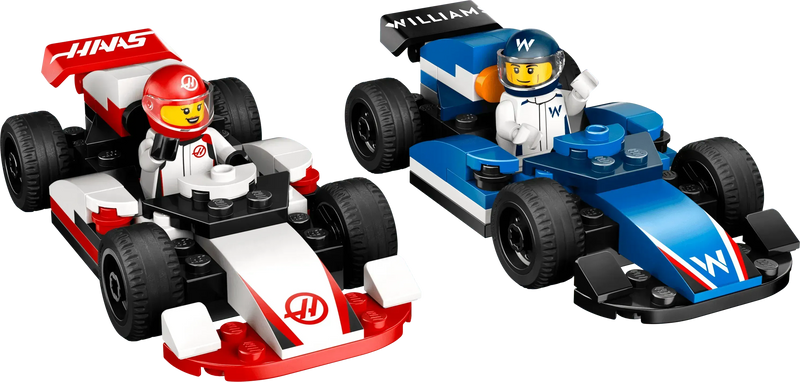 LEGO F1 Williams Racing & Haas Formule 1 auto's 60464 City