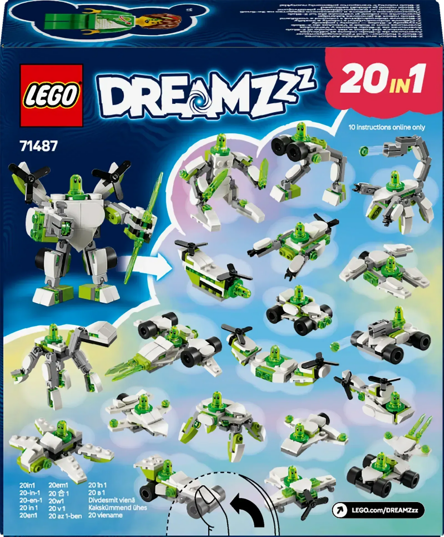 LEGO Z-Blobs robot- & voertuig avontuur 71487 Dreamzzz
