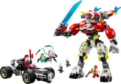 LEGO Coopers tijgermecha en zero's HotRod 71497 Dreamzzz