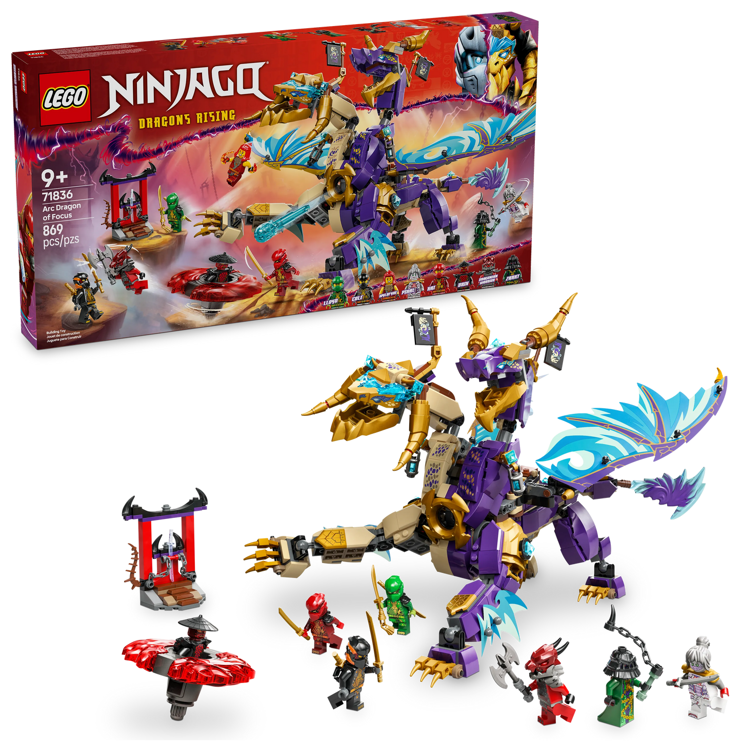 LEGO Boogdraak van Concentratie 71836 Ninjago (Pre-Order: 1 maart)