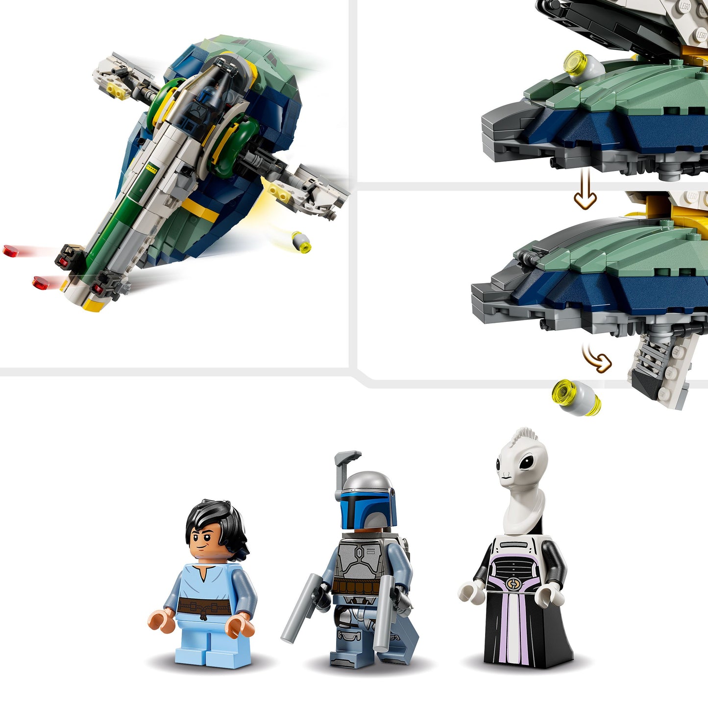 LEGO Jango Fetts ruimteschip 75433 Star Wars