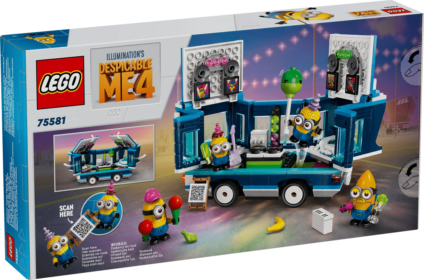 LEGO Muzikale feestbus van de Minions 75581 Minions