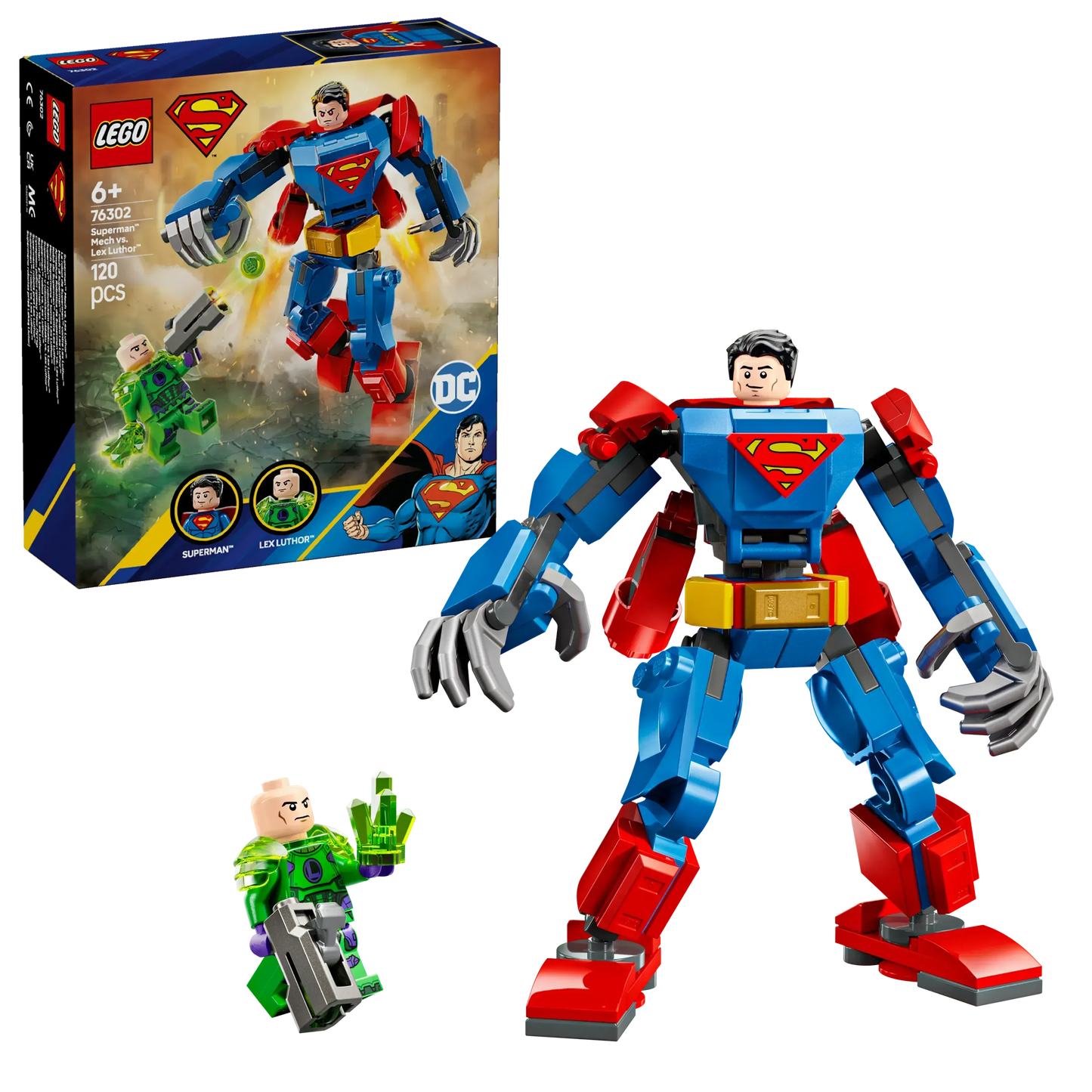 LEGO Superman Mecha Vs Lex Luthor 76302 Superman (Pre-Order: January 2025)