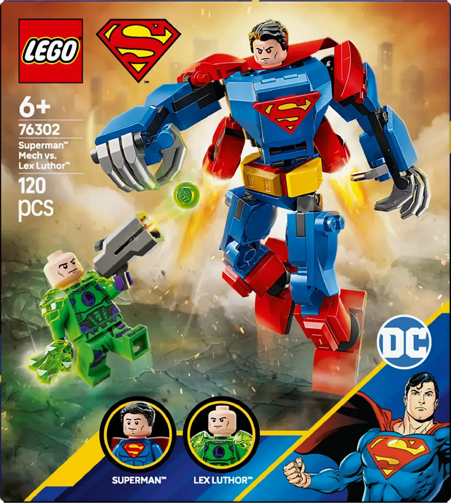 LEGO Superman Mecha Vs Lex Luthor 76302 Superman (Pre-Order: January 2025)