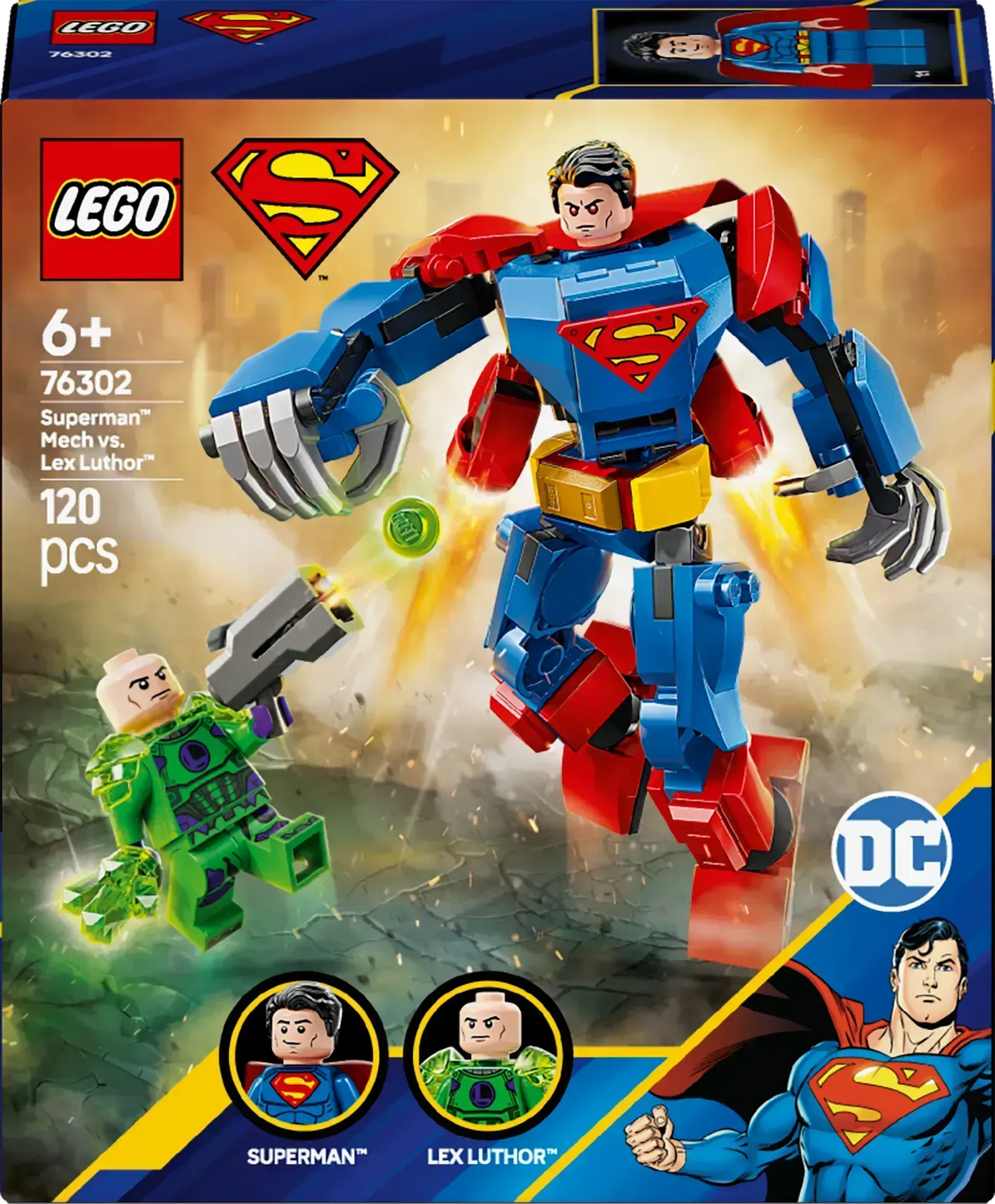 LEGO Superman Mecha Vs Lex Luthor 76302 Superman (Pre-Order: January 2025)