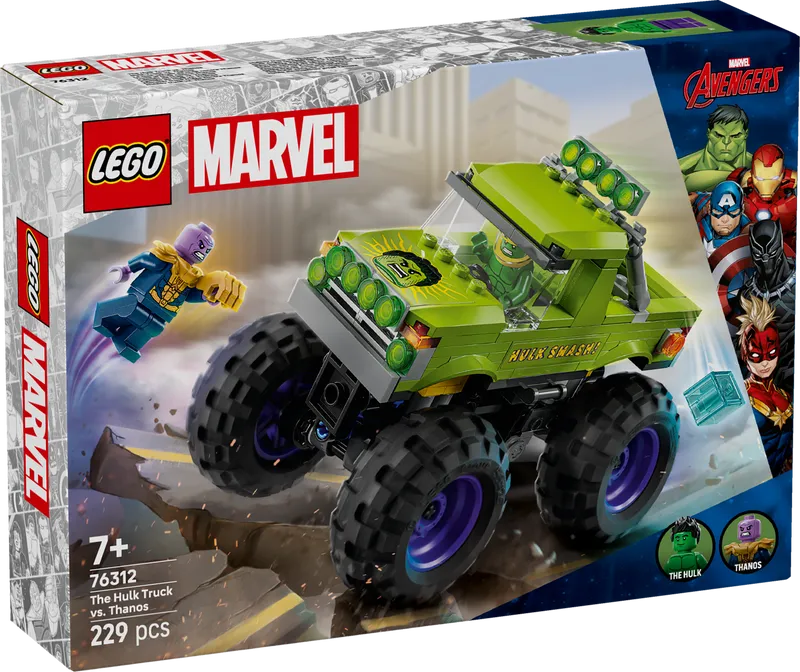 LEGO De Hulk Truck vs. Thanos 76312 Superheroes