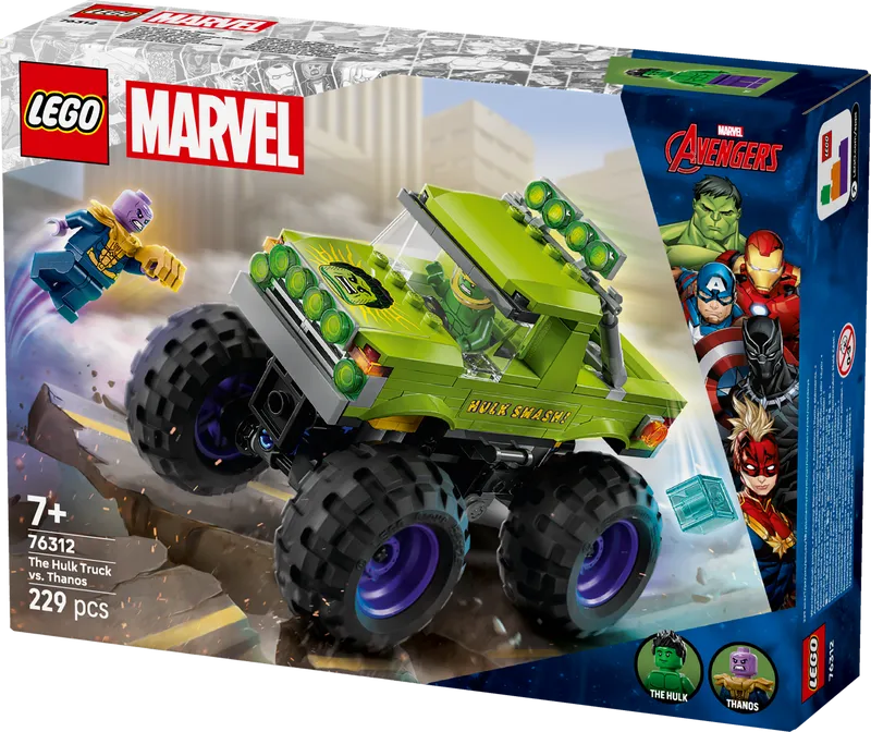 LEGO De Hulk Truck vs. Thanos 76312 Superheroes