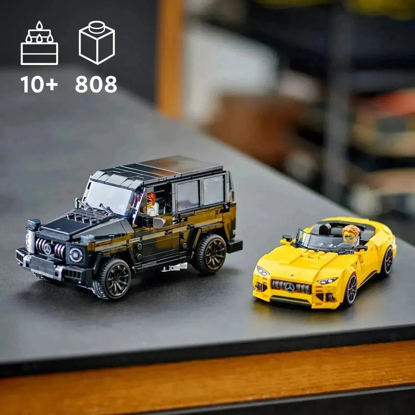 LEGO Mercedes-AMG GT Roadster 2024 & AMG G 63 76924 Speedchampions