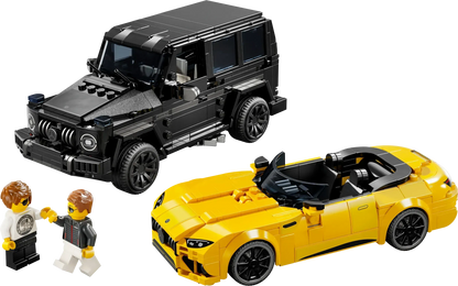 LEGO Mercedes-AMG GT Roadster 2024 & AMG G 63 76924 Speedchampions