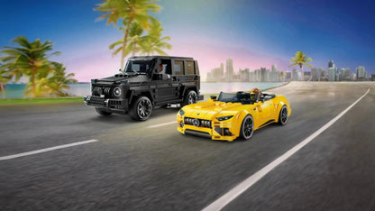 LEGO Mercedes-AMG GT Roadster 2024 & AMG G 63 76924 Speedchampions