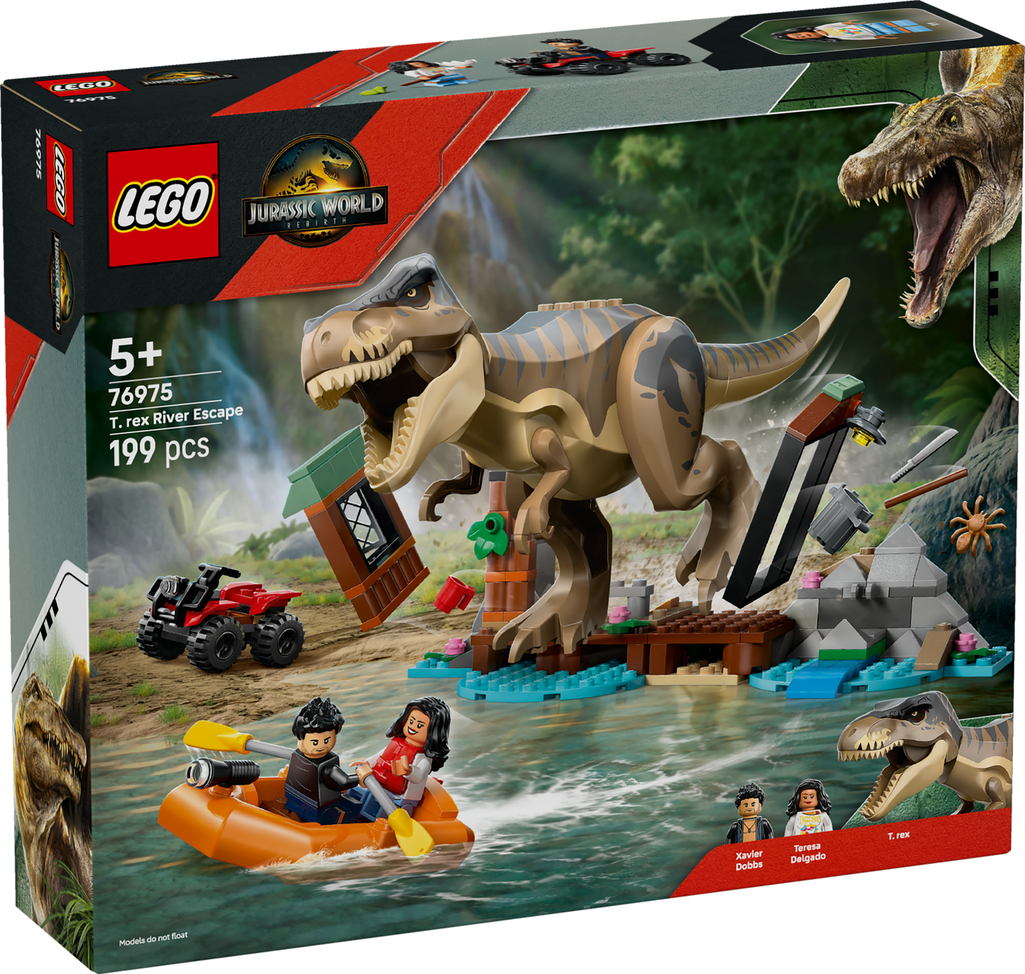 LEGO T. rex rivierontsnapping 76975 Jurassic World