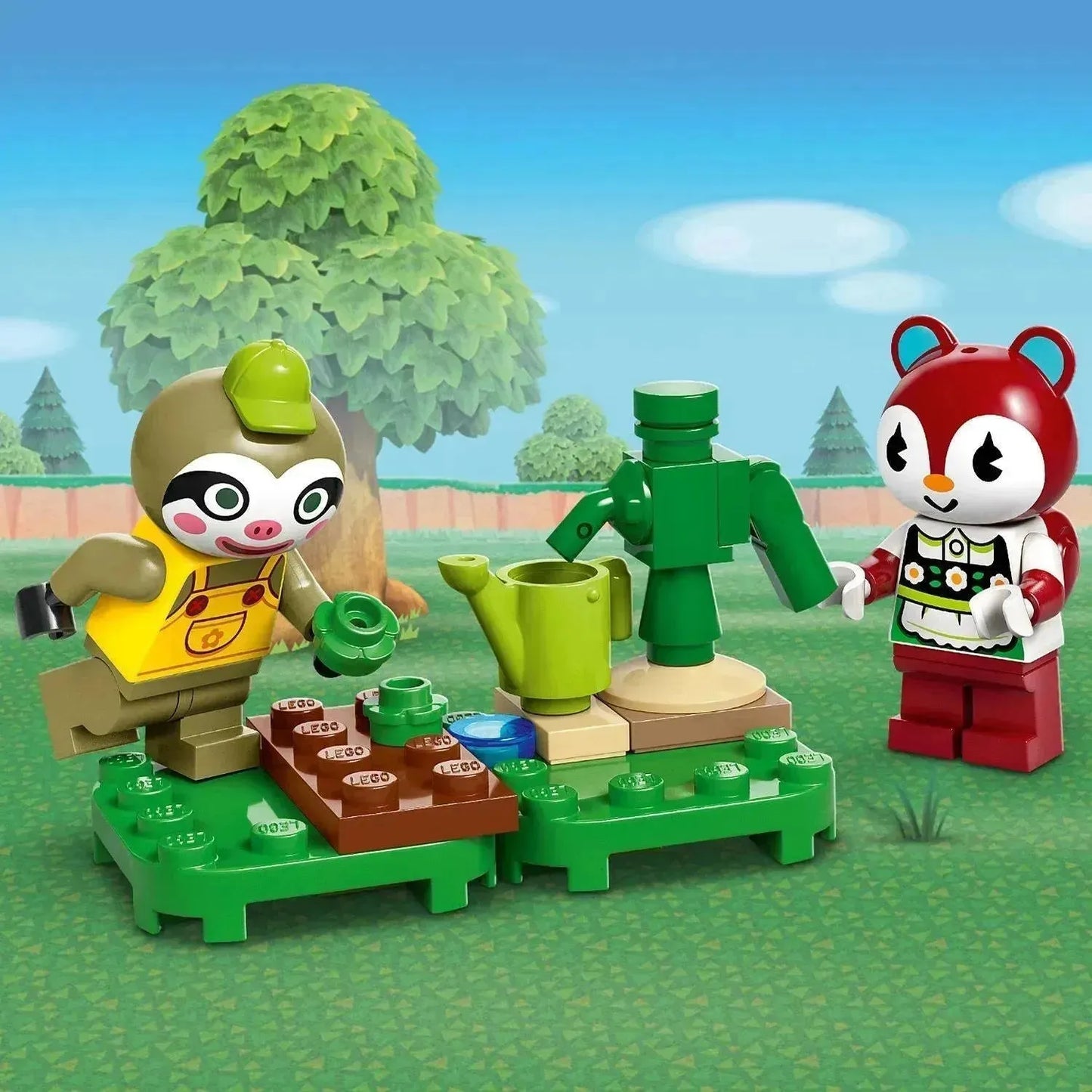 LEGO Leifs caravan en tuinwinkel 77054 Animal Crossing