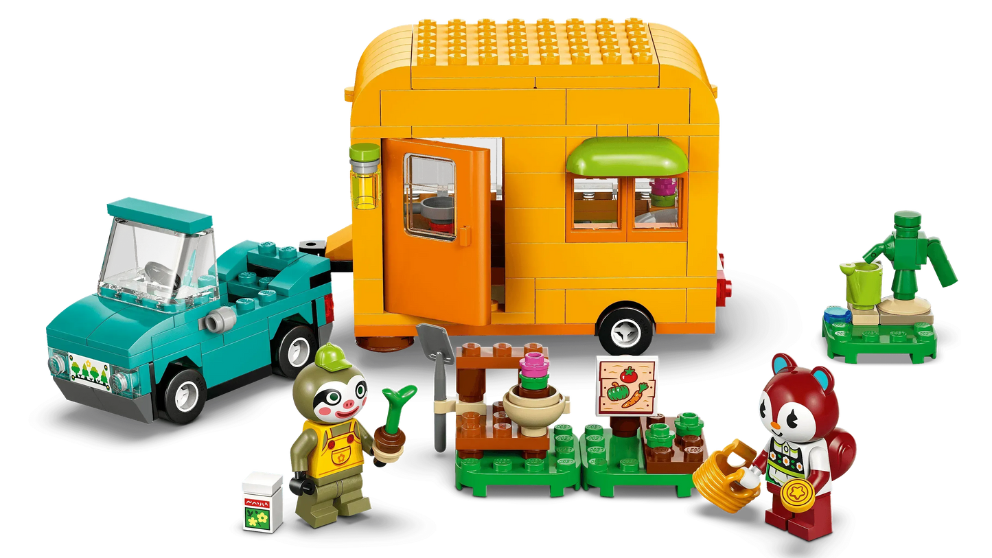 LEGO Leifs caravan en tuinwinkel 77054 Animal Crossing