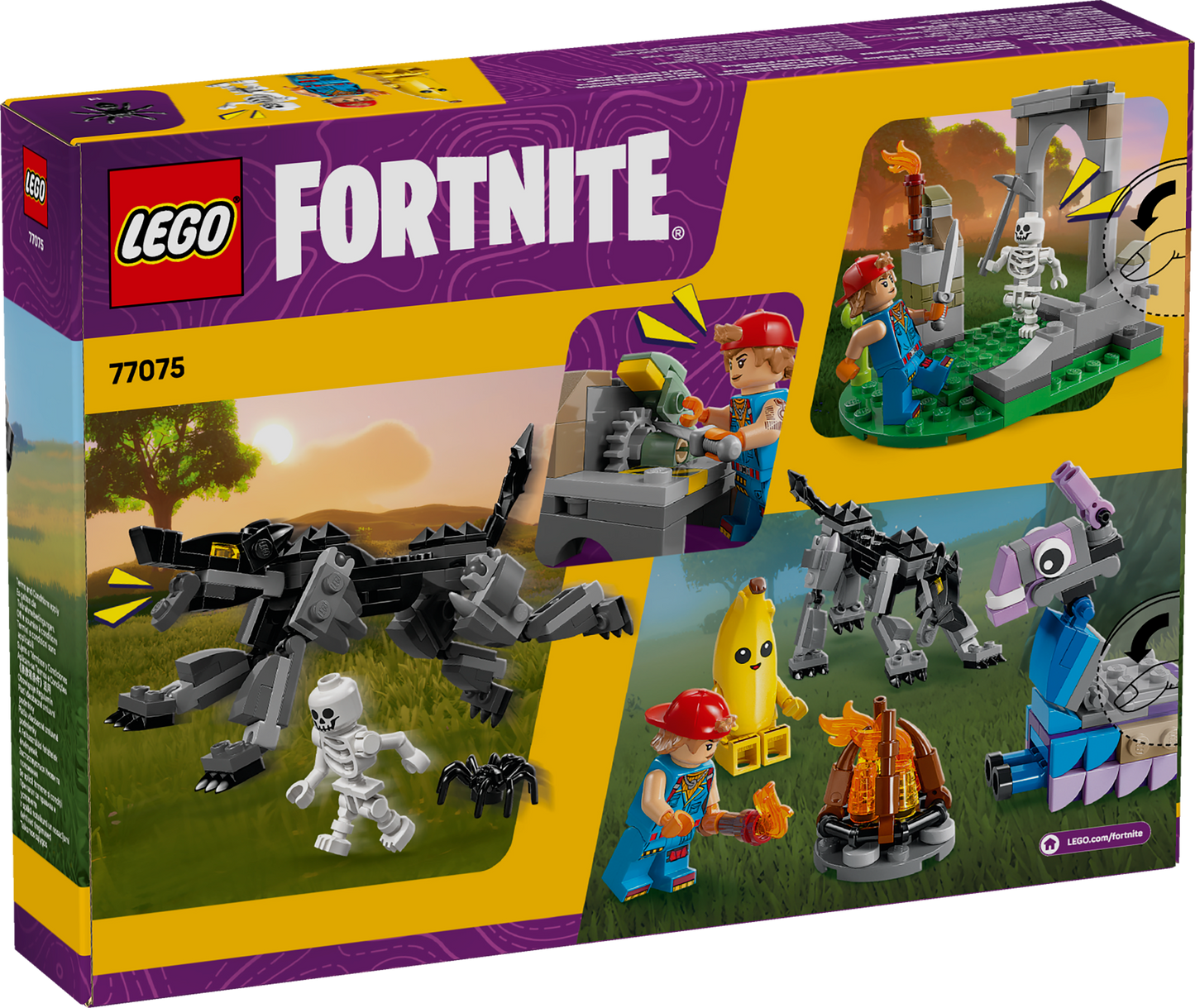 LEGO Peely en Sparkplugs kamp 77075 Fortnite
