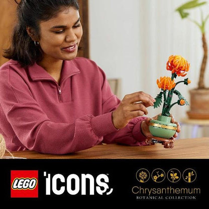 Bouw een prachtige LEGO® Chrysant (10368) met deze botanische set!