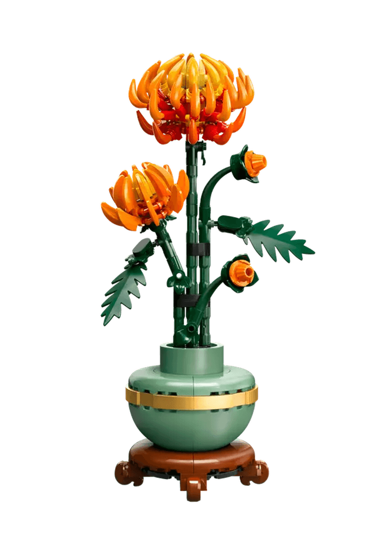 Bouw een prachtige LEGO® Chrysant (10368) met deze botanische set!