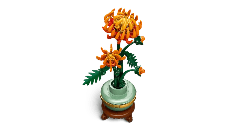 Bouw een prachtige LEGO® Chrysant (10368) met deze botanische set!