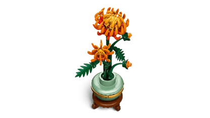 Bouw een prachtige LEGO® Chrysant (10368) met deze botanische set!