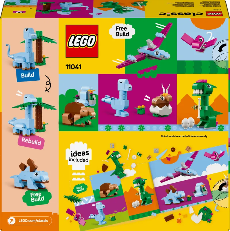 LEGO Creative Dinosaur 11041 Classic @ 2TTOYS | Official LEGO shop😊🥰 LEGO €. 34.99