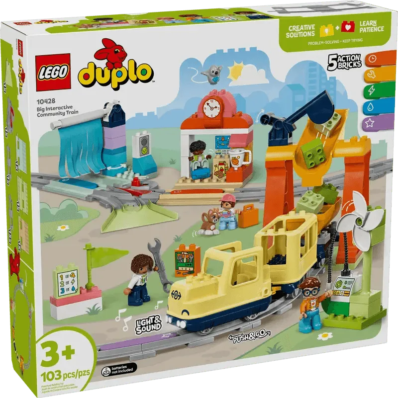 LEGO Big Interactive Community Train 10428 DUPLO LEGO DUPLO @ 2TTOYS | Official LEGO shop😊🥰 LEGO €. 118.99