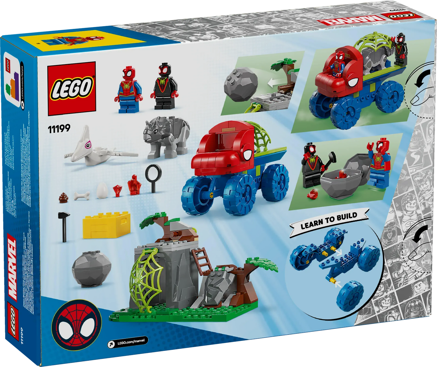 LEGO Reddingsmissie in de Dino Truck 11199 Spiderman