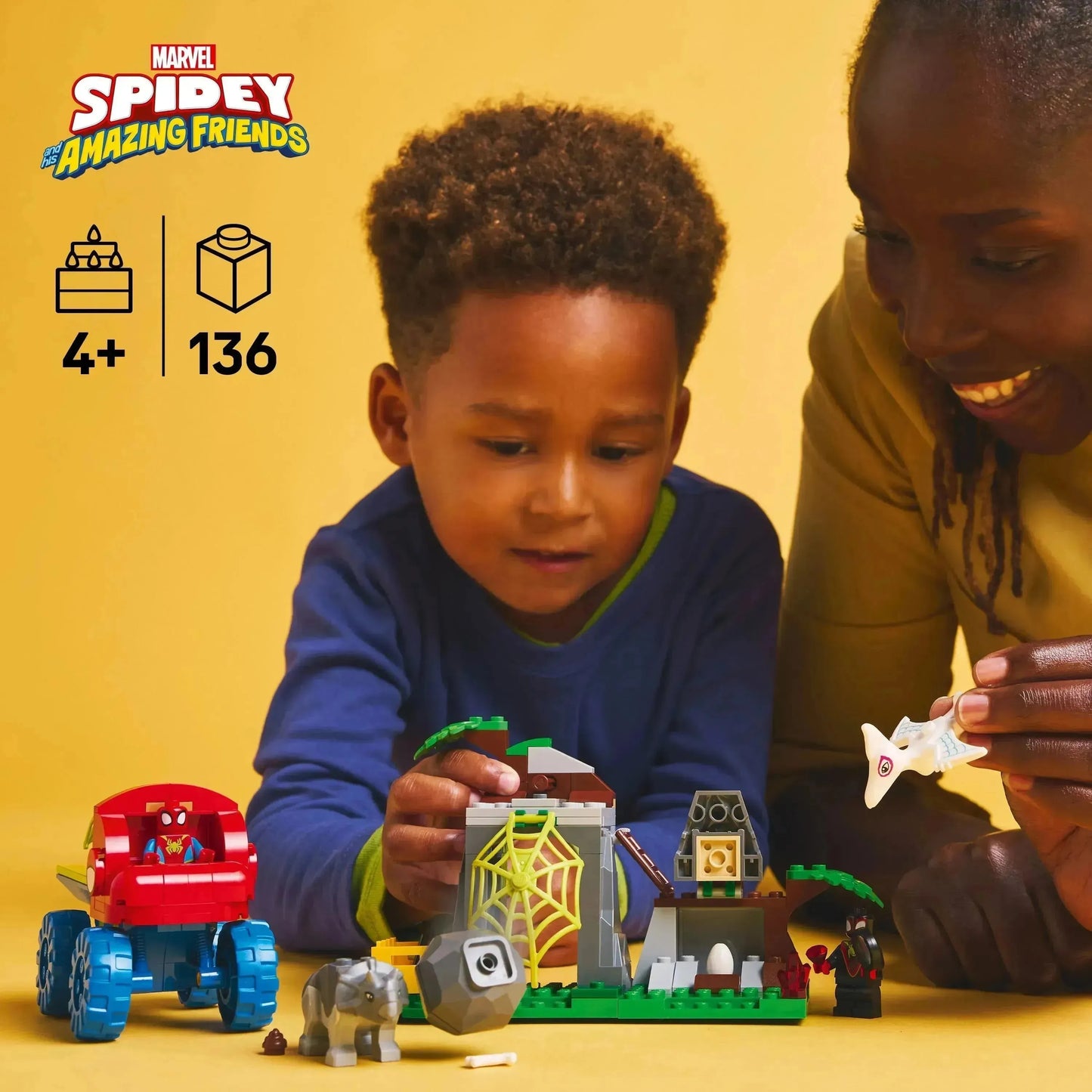 LEGO Reddingsmissie in de Dino Truck 11199 Spiderman