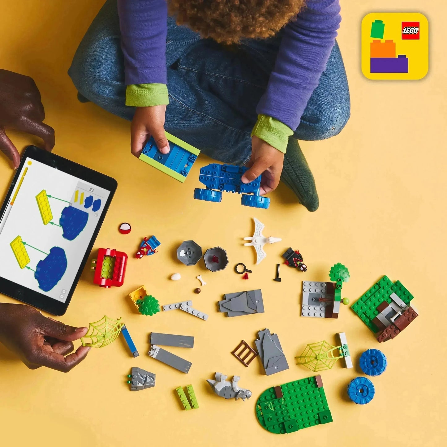 LEGO Reddingsmissie in de Dino Truck 11199 Spiderman