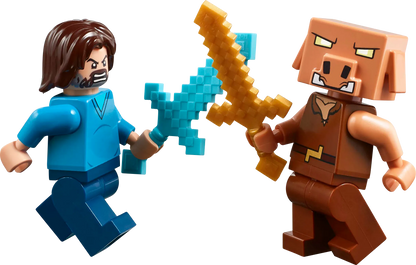 LEGO De Ghast-ballon aanval op het dorp 21273 Minecraft