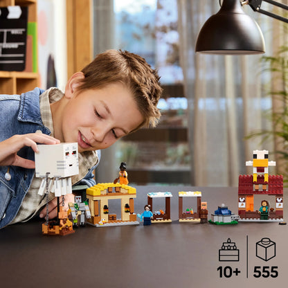 LEGO De Ghast-ballon aanval op het dorp 21273 Minecraft