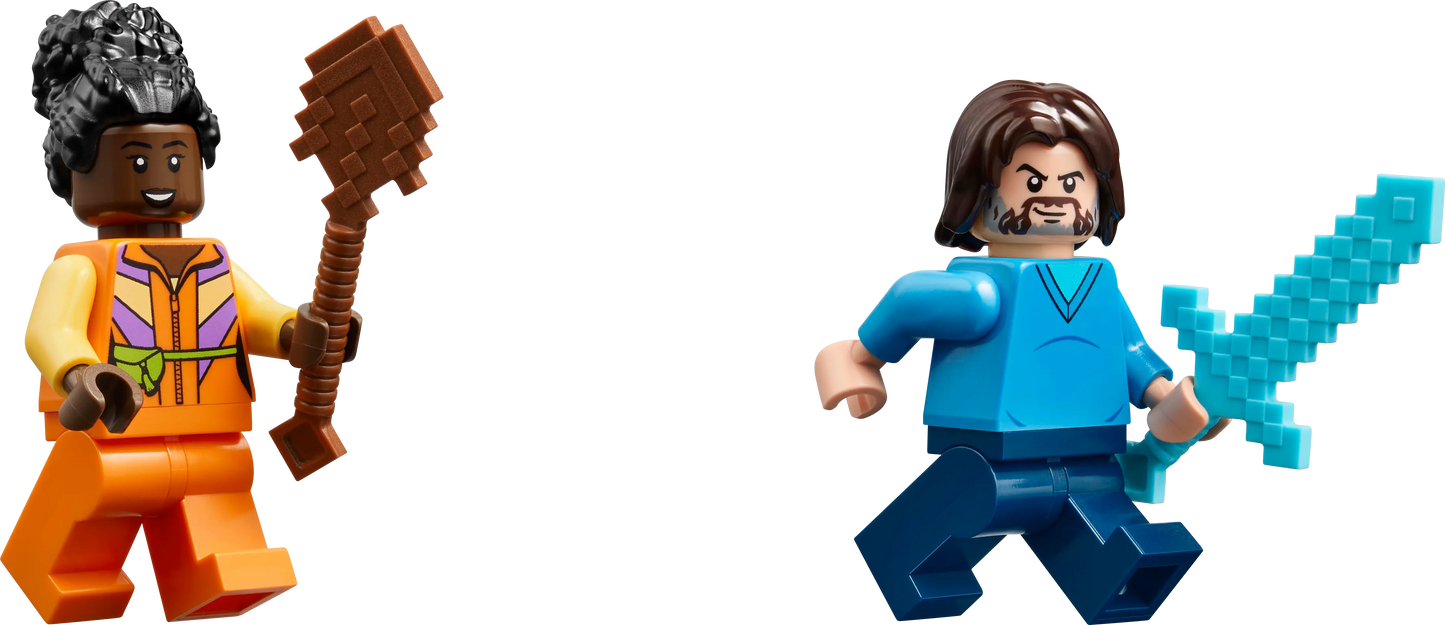 LEGO De Ghast-ballon aanval op het dorp 21273 Minecraft