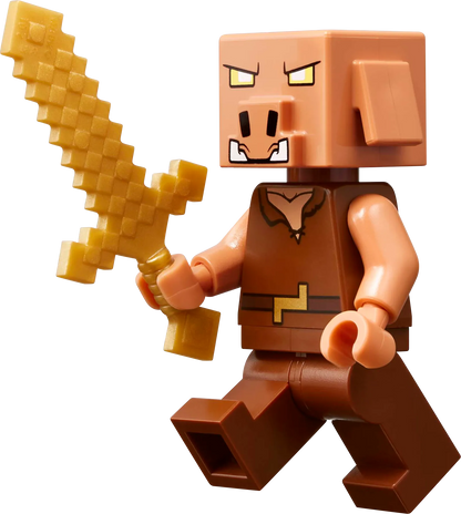 LEGO De Ghast-ballon aanval op het dorp 21273 Minecraft