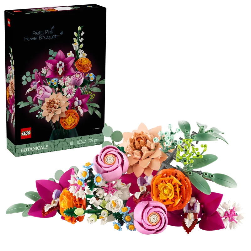 LEGO Pink Bouquet 10342 Botanical (Delivery: January 2025)