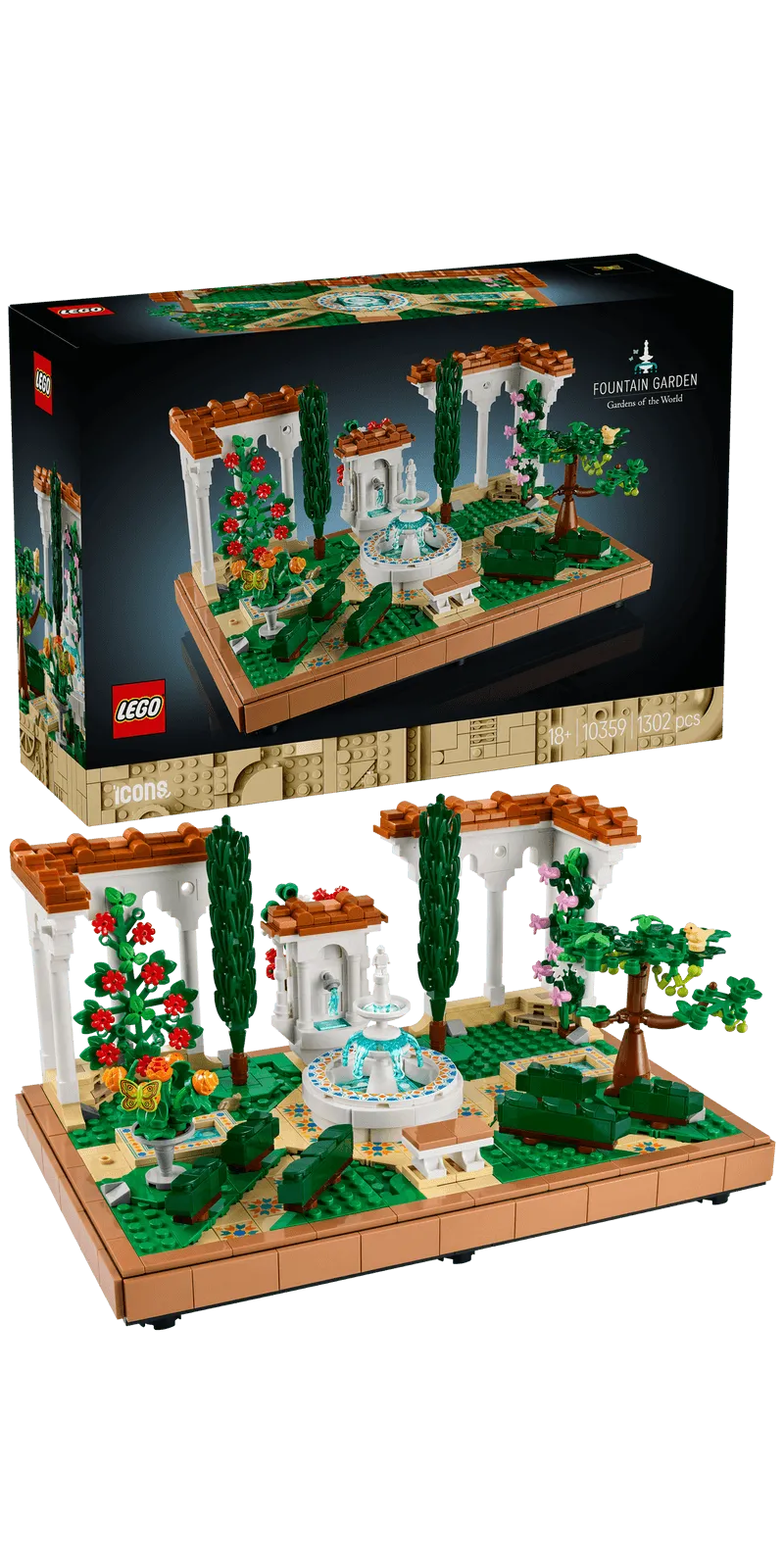 LEGO Tuin met fontein 10359 Icons