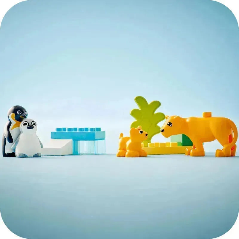 LEGO Wild Animal Families Penguins Lions 10442 DUPLO