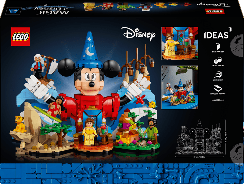 LEGO Disney 100 Celebration: Een magisch bouwavontuur 21352 Ideas