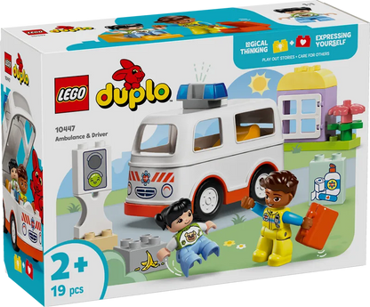 LEGO Ambulance with Driver 10447 DUPLO (Pre-Order: January 2025)