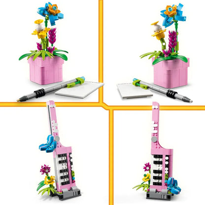 LEGO Typemachine met bloemen 31169 Creator 3-in-1