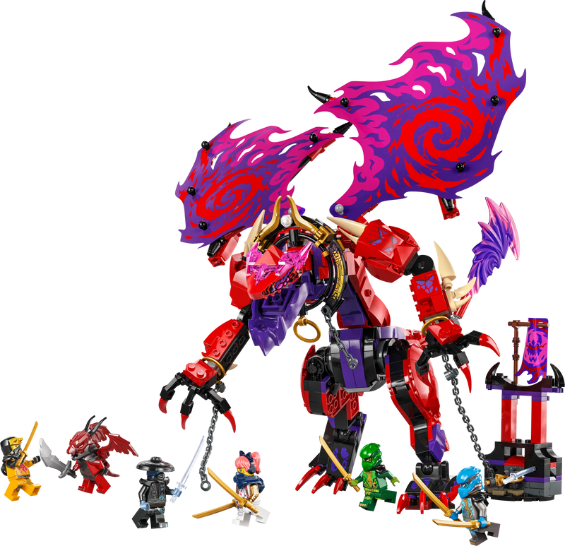 LEGO Lightning Tooth Chaos Dragon 71832 Ninjago (Pre-Order: March 2025)