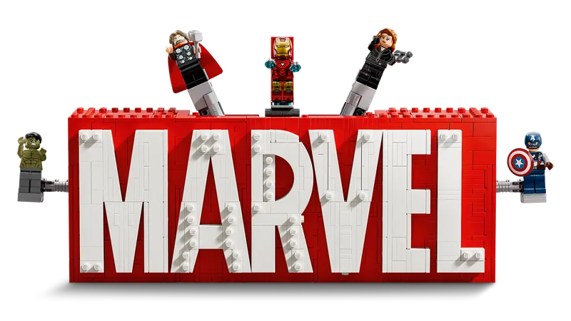 LEGO Marvel logo en figuren 76313 Superheroes